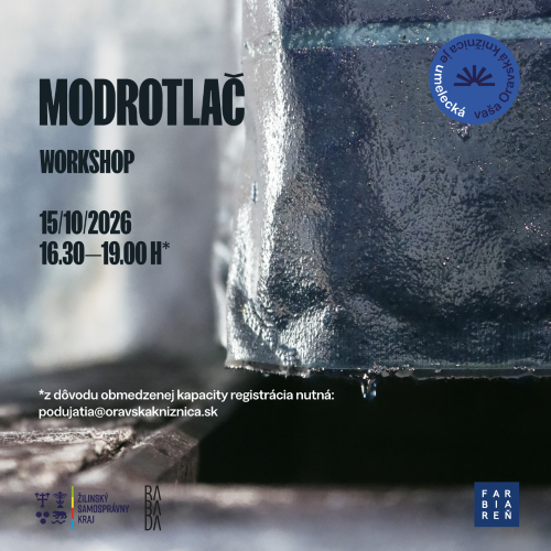 Modrotlač v knižnici - workshop