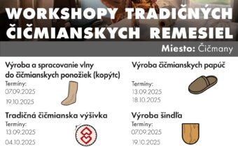 Workshopy tradičných čičmianskych remesiel